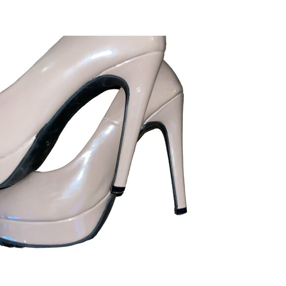 Steve Madden P-Reta High Heels Womens 6M Used Platform Graige Shiny - Picture 12 of 16